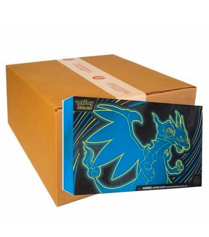 Mega Charizard X UPC case, Hobby en Vrije tijd, Verzamelkaartspellen | Pokémon, Zo goed als nieuw, Boosterbox, Ophalen of Verzenden