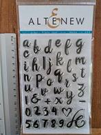 ALTENEW STEMPEL CIJFERS LETTERS ALPHABET stempel kaarten, Hobby en Vrije tijd, Stempelen, Ophalen of Verzenden, Nieuw, Clearstamp