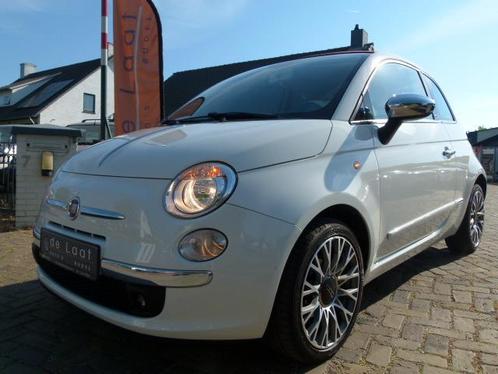 Fiat 500 C 1.2 Lounge SCHUIFDAK/AIRCO/PDC/LMV/DEELS LEER, Auto's, Fiat, Particulier, Te koop, 500C, ABS, Airbags, Airconditioning