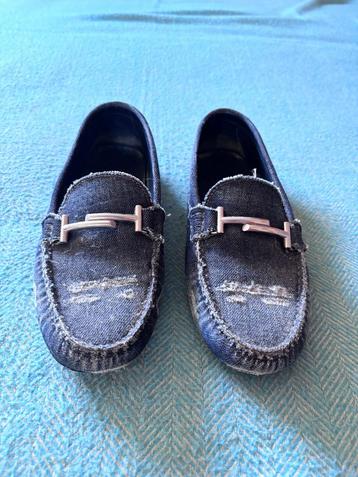 Heerlijke Tod’s instappers mt 40 in jeans stof beschikbaar voor biedingen