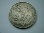 Egypte.  20 Piastres - 1917 H, Verzenden, Egypte, Losse munt, Zilver