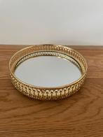 Gouden decoratieve schaal, Overige materialen, Schaal, Rond, Nieuw