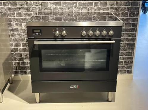 inductie fornuis 90 cm - Fratelli Milano Antraciet - SALE!, Witgoed en Apparatuur, Fornuizen, Nieuw, Vrijstaand, Inductie, 5 kookzones of meer