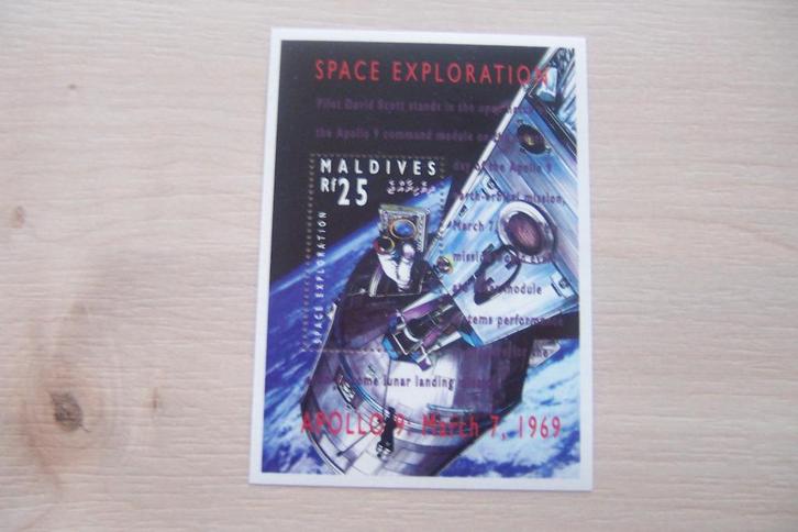 Ruimtevaart Maledives, postfris, (2)., Postzegels en Munten, Postzegels | Thematische zegels, Postfris, Ophalen of Verzenden