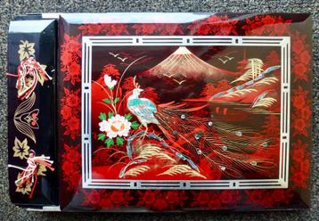Vintage Japans gelakt/parelmoer  inleg muzikaal foto album.  beschikbaar voor biedingen