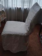 Stoelhoezen creme 4x, Ophalen of Verzenden, Zo goed als nieuw, Overige kleuren, Vier