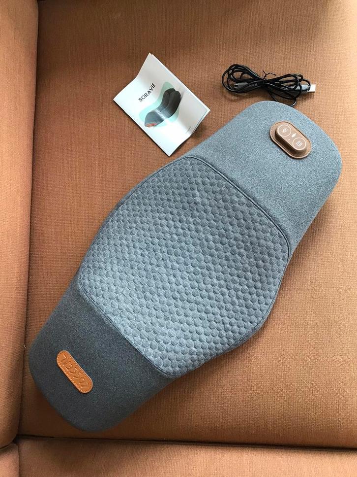 Soravie BACKFLOW 3-IN-1 RUG MASSAGER massageapparaat, Sport en Fitness, Massageproducten, Nieuw, Massagestoel of Kussen, Ophalen of Verzenden