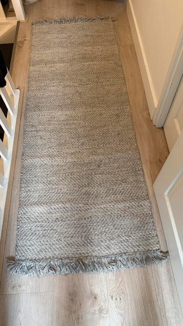 Benuta wollen Lars Loper - Beige/Grijs - 70x200cm beschikbaar voor biedingen