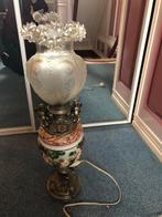 Mooie antieke puntgave lamp met engeltjes, Antiek en Kunst, Ophalen