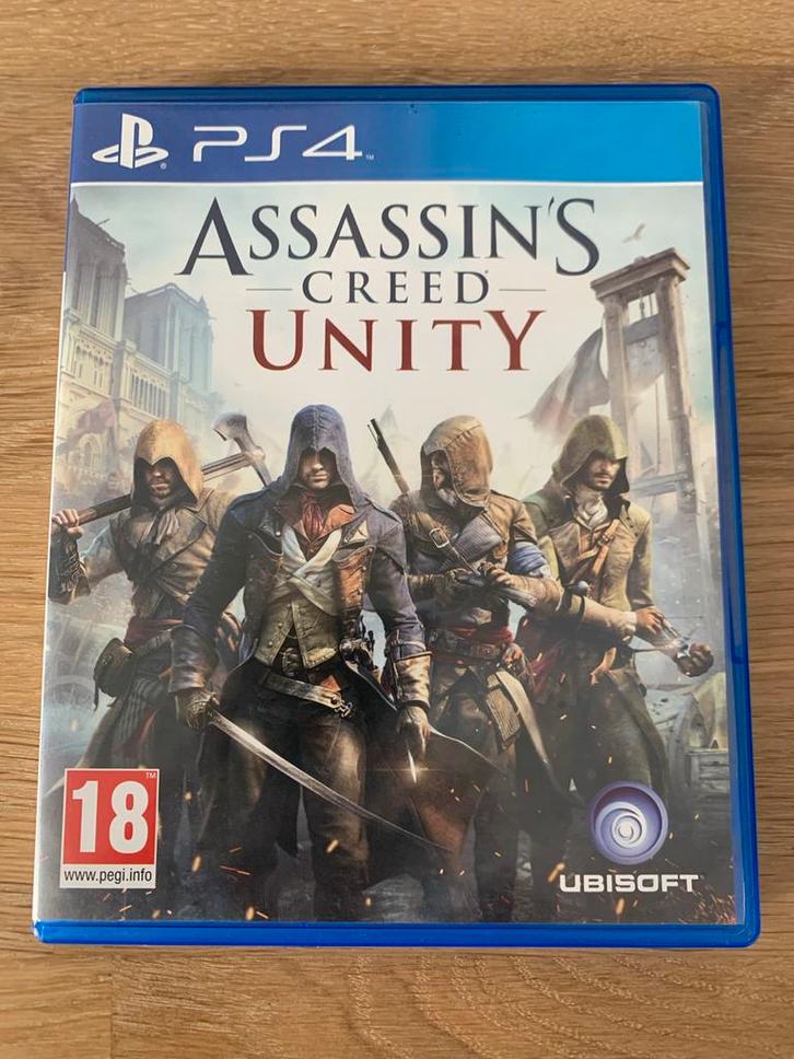 Zgan Assassin's Creed Unity - PS4 Krasvrij, Spelcomputers en Games, Games | Sony PlayStation 4, Zo goed als nieuw, Avontuur en Actie
