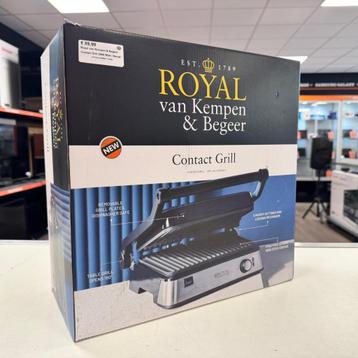 Royal van Kempen & Begeer Contact Grill 2000 Watt | Nieuw beschikbaar voor biedingen