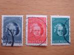 Kinderzegels 1945 3x NVPH 444, 445 en 446, Postzegels en Munten, Postzegels | Nederland, Na 1940, Ophalen of Verzenden, Gestempeld