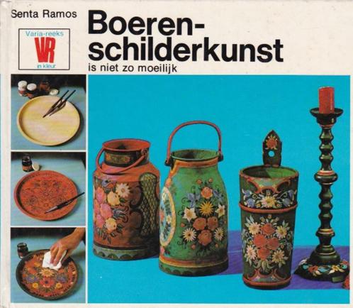 Senta Ramos - Boerenschilderkunst is niet zo moeilijk, Boeken, Hobby en Vrije tijd, Zo goed als nieuw, Tekenen en Schilderen, Ophalen of Verzenden