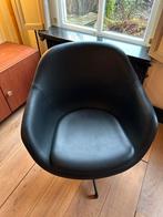 2 HAY about a loungechair AAL81 zwart leer uitvoering, Huis en Inrichting, Fauteuils, Ophalen, Gebruikt, Leer, 50 tot 75 cm