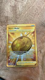 Hero’s medal 201/185, Hobby en Vrije tijd, Verzamelkaartspellen | Pokémon, Ophalen of Verzenden, Zo goed als nieuw, Losse kaart
