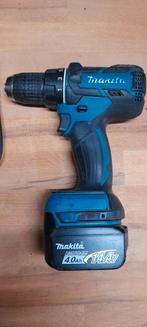 Makita, Doe-het-zelf en Verbouw, Gereedschap | Boormachines, Gebruikt, Variabele snelheid, Ophalen of Verzenden, Boor- en Schroefmachine