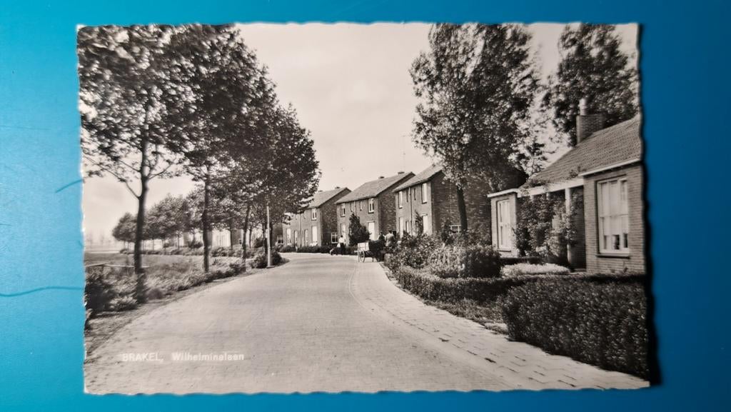 Brakel Wilhelminalaan 1962, Verzamelen, Ansichtkaarten | Nederland, Ophalen of Verzenden, 1960 tot 1980, Gelopen, Gelderland