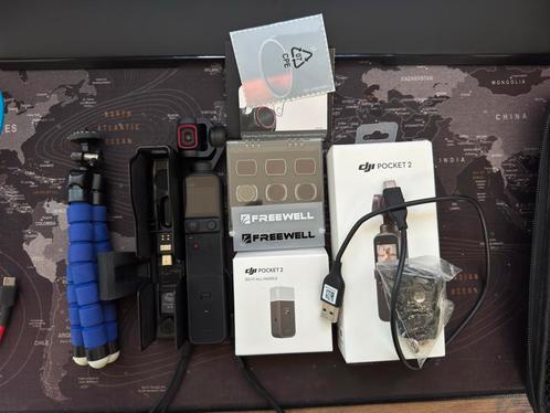 DJI Pocket 2 + do it all handle + ND filters, Audio, Tv en Foto, Actiecamera's, Zo goed als nieuw, Overige merken, Ophalen of Verzenden