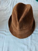 Bruine Corduroy Hoed, Kleding | Dames, Hoeden en Petten, Hoed, Zo goed als nieuw, Generic, One size fits all
