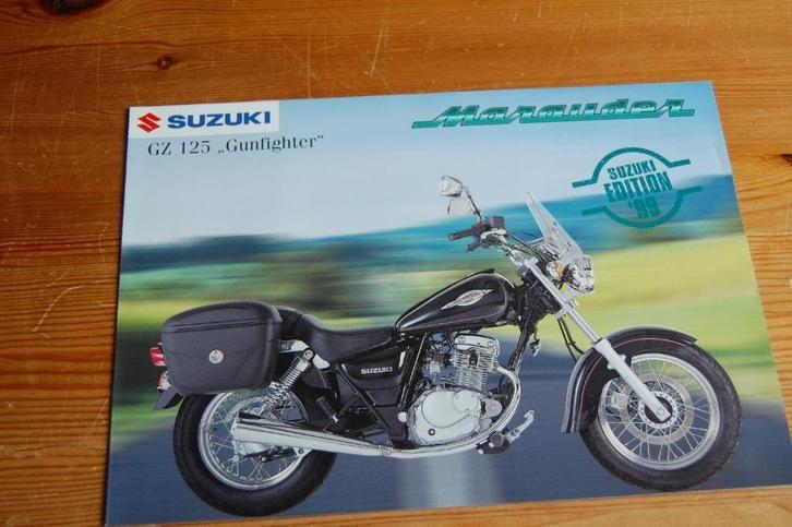 Suzuki GZ125 Marauder "Gunfighter" Editie 1999, Motoren, Handleidingen en Instructieboekjes, Suzuki, Ophalen of Verzenden
