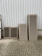 16 stuks massief meranti raamluiken of louvreluiken, La belle porte, Jurgen.hoogenboezem@gmail.com, Overige typen, Zo goed als nieuw