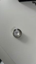 Zilveren ring maat 21, Sieraden, Tassen en Uiterlijk, Ringen, Ophalen, 20 of groter, Zo goed als nieuw, Dame