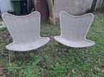 Een kunstrotan tuinstoel, Ophalen, Gebruikt, Rotan