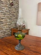 Mooie groene olielamp (lamp 2), Ophalen of Verzenden