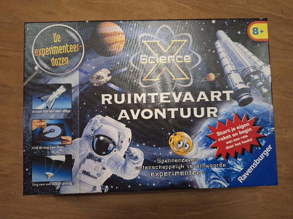 Science ruimtevaartavontuur, Ophalen, Gebruikt, Ontdekken