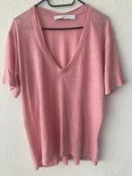 IRO linnen top roze v hals pink, Maat 38/40 (M), Verzenden, Korte mouw, Roze