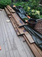 5 m2 Afrikaans thermisch gemodificeerd Limba / Fraké hout, Ophalen, Zo goed als nieuw, Hout