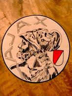 Ajax Amsterdam vintage logo patch kleding embleem GROOT 2, Verzamelen, Ophalen of Verzenden, Zo goed als nieuw, Ajax, Overige typen