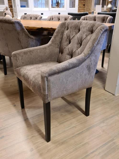 *ACTIE* Landelijke Eetkamerstoelen Nikky Leer Stof Kleuren 8, Huis en Inrichting, Stoelen, Nieuw, Leer, Stof, Ophalen of Verzenden