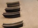 Minitrix 4912 Bocht Rails - 22 Stuks, Gebruikt, Gelijkstroom of Wisselstroom, Trix, Rails