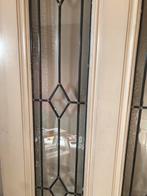Binnendeur met glas in lood, incl. beslag, Ophalen, Gebruikt, 80 tot 100 cm, Binnendeur