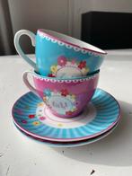 Lief! Kopjes en Schoteltjes - Set van 2, Keramiek, Ophalen of Verzenden, Zo goed als nieuw, Overige stijlen