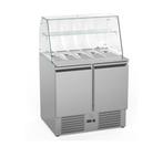 Saladette met Glazen Opzetstuk, Ophalen