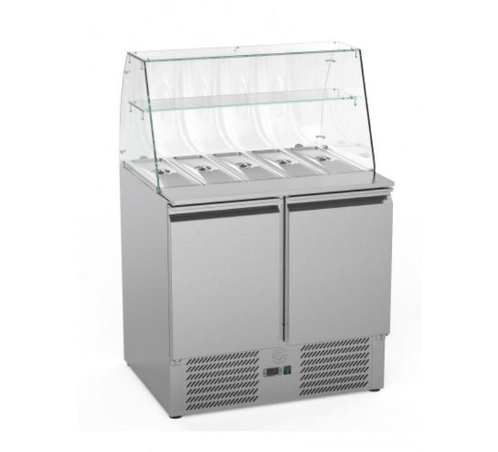 Saladette met Glazen Opzetstuk, Huis en Inrichting, Keuken | Keukenbenodigdheden, Ophalen