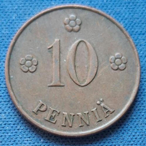 Finland 10 pennia 1922 Km 24, Postzegels en Munten, Munten | Europa | Niet-Euromunten, Losse munt, Overige landen, Verzenden