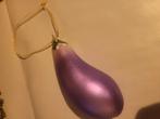 Kerstbal aubergine, Ophalen of Verzenden, Zo goed als nieuw