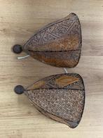 2 Wandlampen Batikstijl, Antiek en Kunst, Ophalen of Verzenden