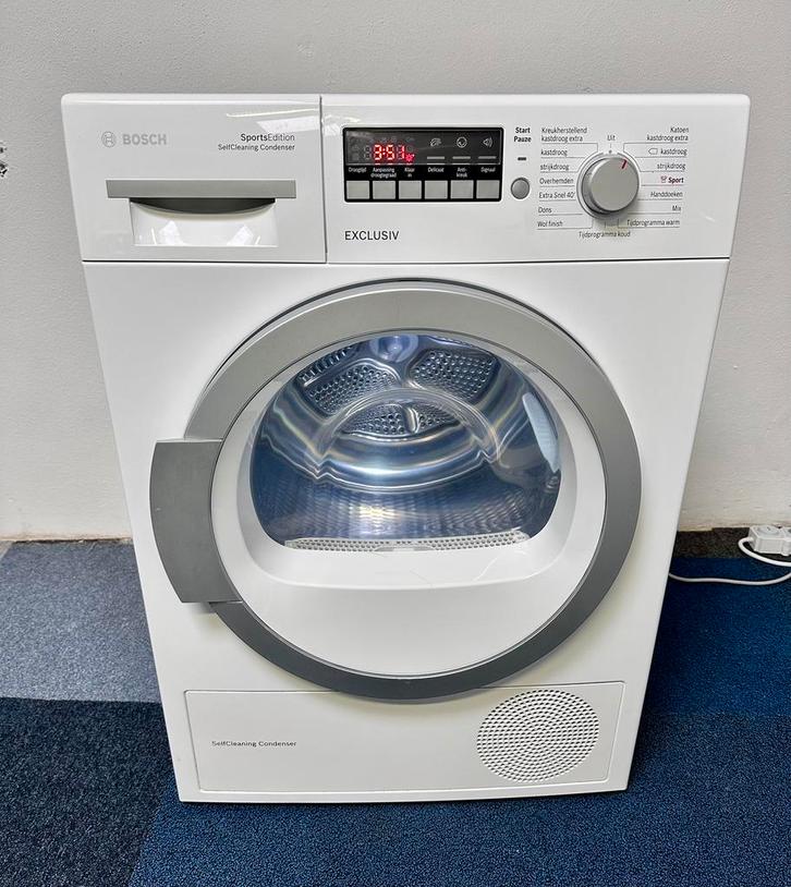 Bosch Sport Edition Exclusiv Warmtepomp Droger 8kg A++ class, Witgoed en Apparatuur, Wasdrogers, Zo goed als nieuw, Overige typen