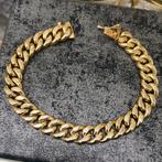 18 karaat gouden armband cuban schakel, Ophalen of Verzenden, Zo goed als nieuw, Goud