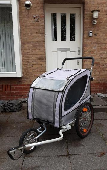 Fiets kar aanhanger GEBRUIKT  Fietsaanhanger  beschikbaar voor biedingen