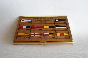 Business Card Houder Naval Flags beschikbaar voor biedingen