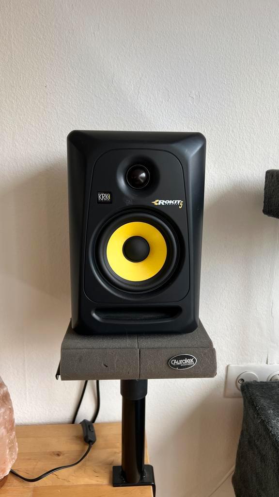 KRK RP5 G3 speakers zwart (set van 2) - uitstekende staat, Audio, Tv en Foto, Luidsprekers, Zo goed als nieuw, Front, Rear of Stereo speakers