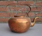 Antieke koperen theepot, Ophalen of Verzenden, Koper