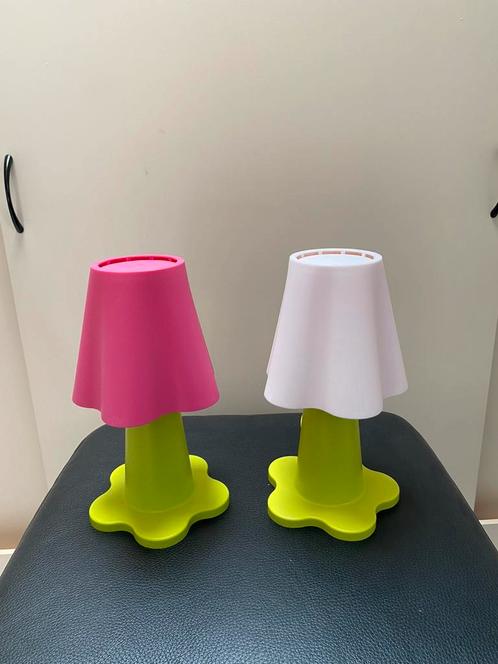Ikea  Mammut kinderkamer tafellampjes, Huis en Inrichting, Lampen | Tafellampen, Gebruikt, Minder dan 50 cm, Kunststof, Ophalen of Verzenden