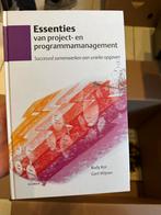 Essenties Project- & Programmamanagement, Boeken, Studieboeken en Cursussen, Ophalen, Gelezen, HBO