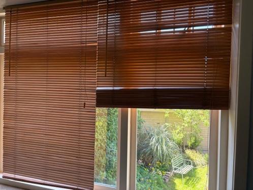 Houten jaloezieën, Inbraak preventie en Voorzet ramen, Doe-het-zelf en Verbouw, Glas en Ramen, Zo goed als nieuw, Gevelraam of Ruit